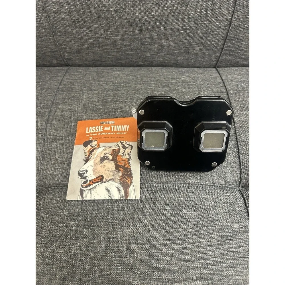 Vintage Sawyer's View-Master Viewer w/ Lassie & Timmy Reel 